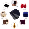 Customized medium and short pile knitted bottom velvet fabric handbags, drawstring bags, packaging bags, velvet fabric wine bags, background fabric fabric Item Picture